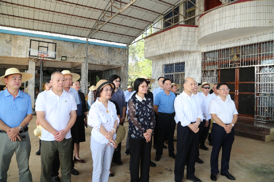 11月14日，调研组在万宁台商种植企业直田农蓄有限公司调研，了解台青创业及参与乡村振兴情况 张旭图.jpg